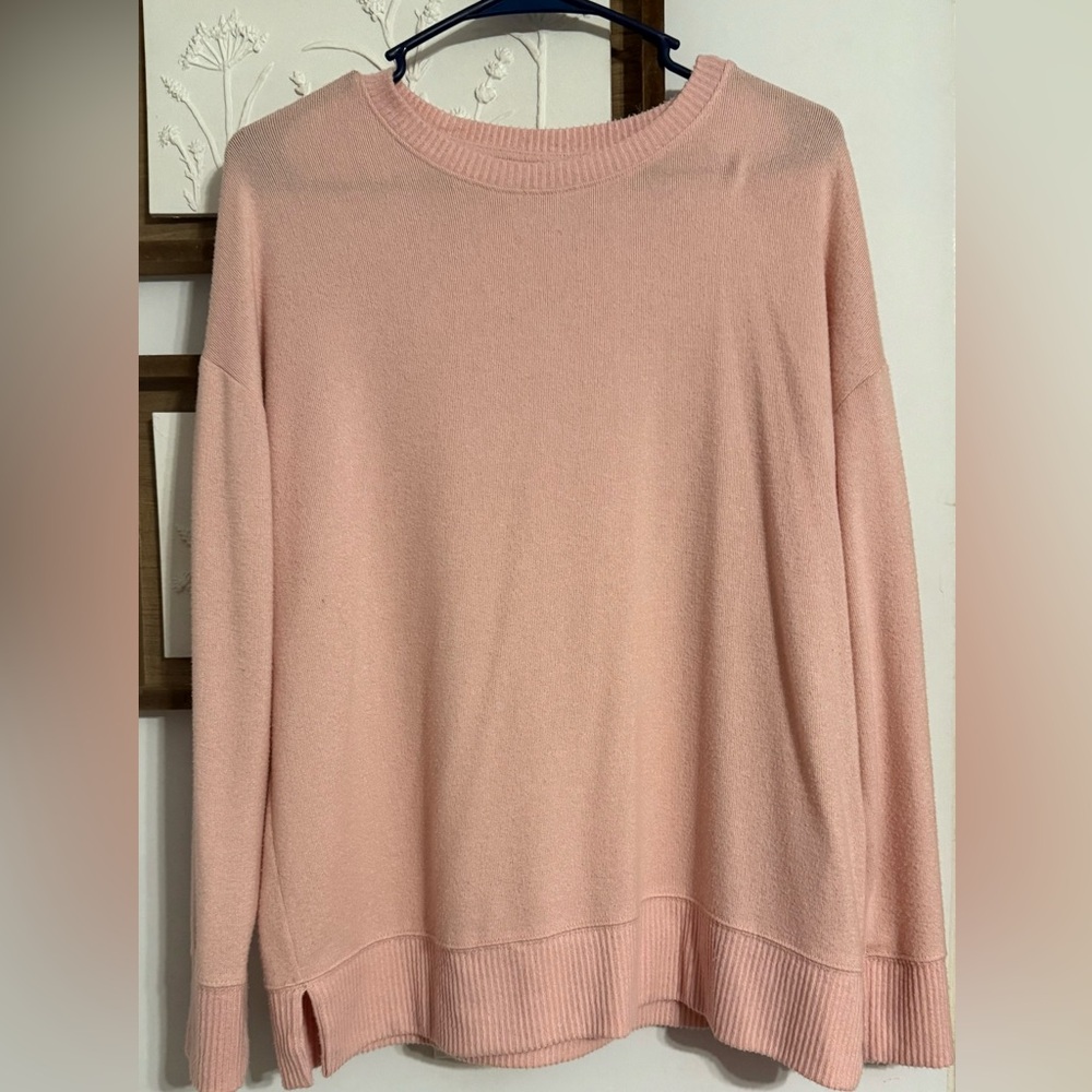 ***3/$15***. Time and Tru Women's Pink Blush Crew Neck Sweater
